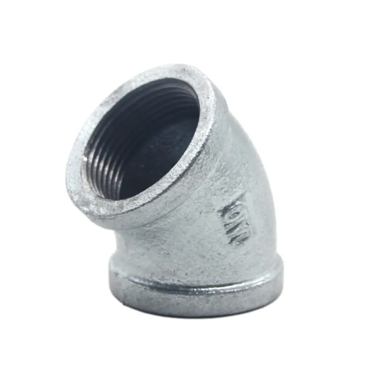 Chếch thép ren mạ kẽm DN32