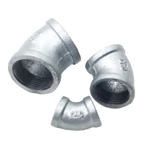 Chếch thép ren mạ kẽm DN32
