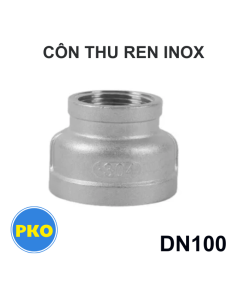Côn thu ren inox DN100