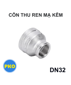 Côn thu ren mạ kẽm DN32