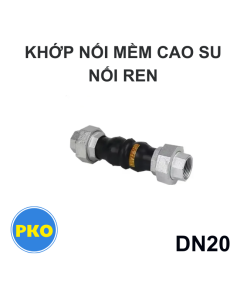 Khớp nối mềm cao su nối ren DN20
