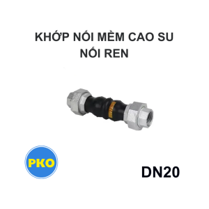 Khớp nối mềm cao su nối ren DN20