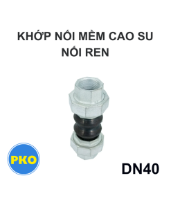 Khớp nối mềm cao su nối ren DN40