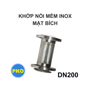 Khớp nối mềm inox mặt bích DN200