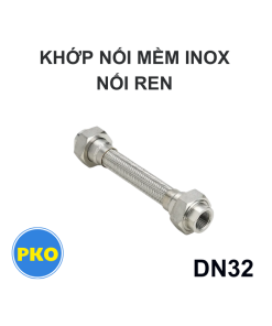 Khớp nối mềm inox nối ren DN32