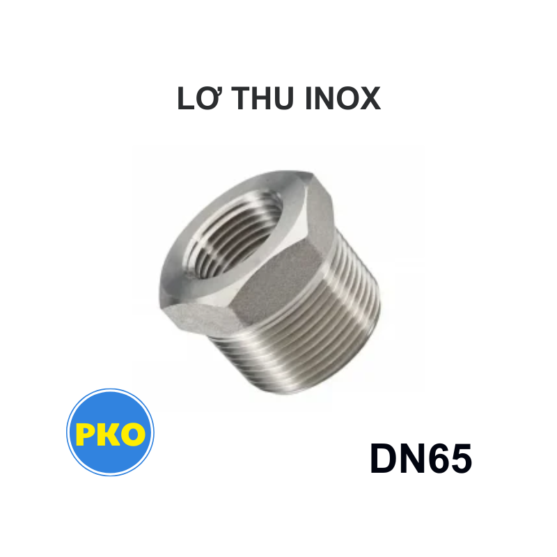 Lơ thu inox DN65