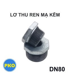 Lơ thu ren mạ kẽm DN80