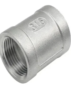 Măng sông ren inox có gờ DN80