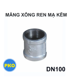 Măng sông ren mạ kẽm DN100