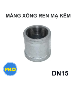 Măng sông ren mạ kẽm DN15