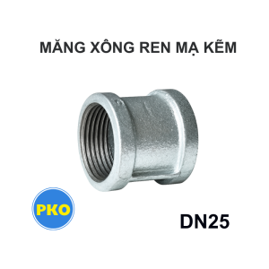 Măng sông ren mạ kẽm DN25