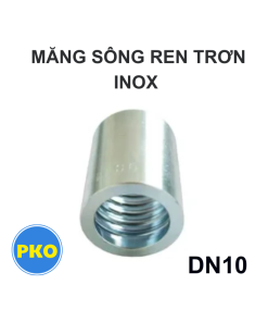 Măng sông ren trơn inox DN10