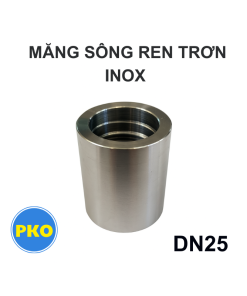 Măng sông ren trơn inox DN25