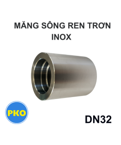 Măng sông ren trơn inox DN32