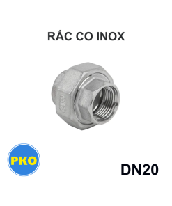Rắc co ren inox DN20