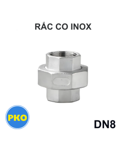 Rắc co ren inox DN8