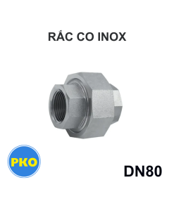 Rắc co ren inox DN80
