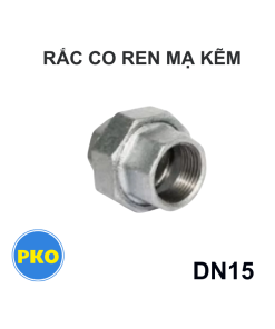 Rắc co ren mạ kẽm DN15