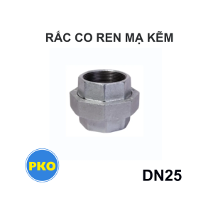 Rắc co ren mạ kẽm DN25