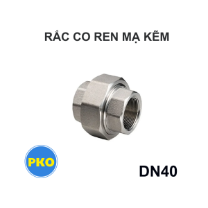Rắc co ren mạ kẽm DN40