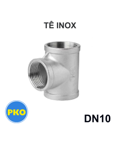 Tê ren inox DN10
