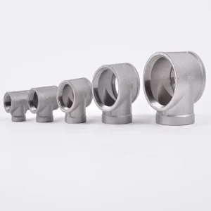 Tê ren inox DN15