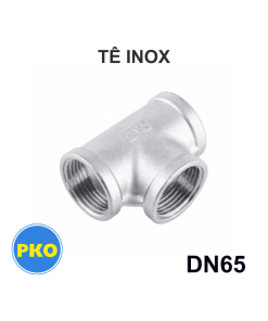 Tê ren inox DN65