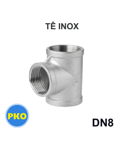 Tê ren inox DN8