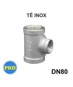 Tê ren inox DN80