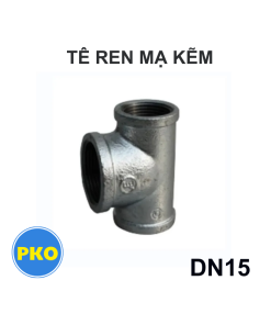 Tê ren mạ kẽm DN15