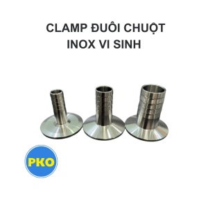 Clamp đuôi chuột inox vi sinh