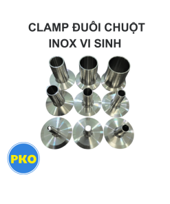 Clamp đuôi chuột inox vi sinh