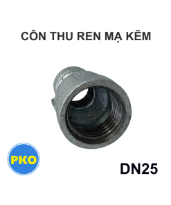 Côn thu ren mạ kẽm DN25