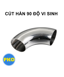 Cút hàn 90 độ inox vi sinh