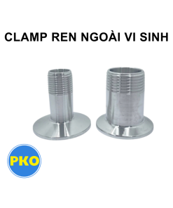 Mặt Clamp Ren Ngoài Vi Sinh