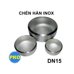 Chén hàn inox DN15